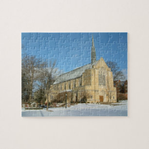 Puzzle Chapelle Harbison en hiver au Grove City College