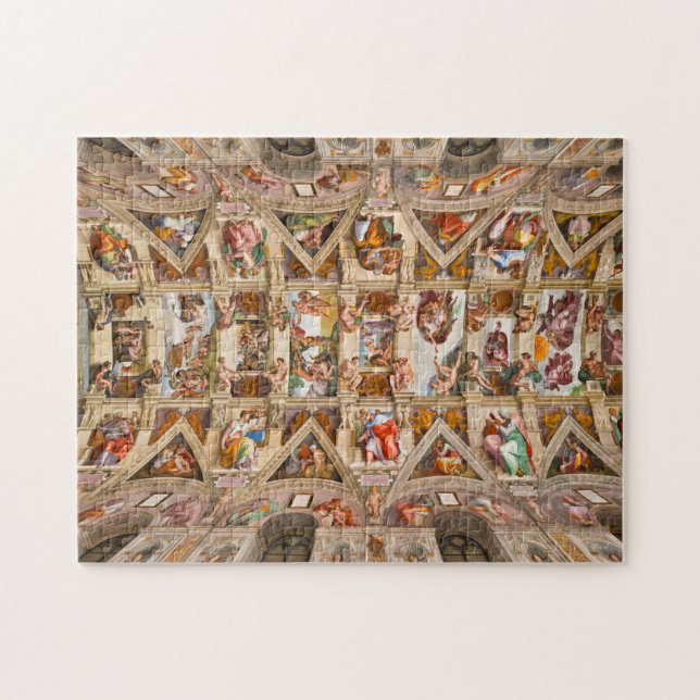 Puzzle Chapelle Sixtine Plafond par Michel-Ange (Horizontal)