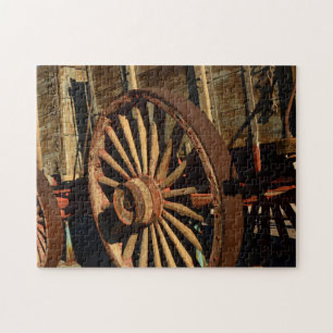 Puzzle Chariot antique de train de mulet
