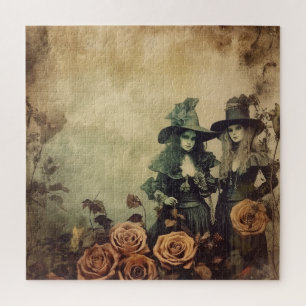 Puzzle Chariot Halloween vintage (7)
