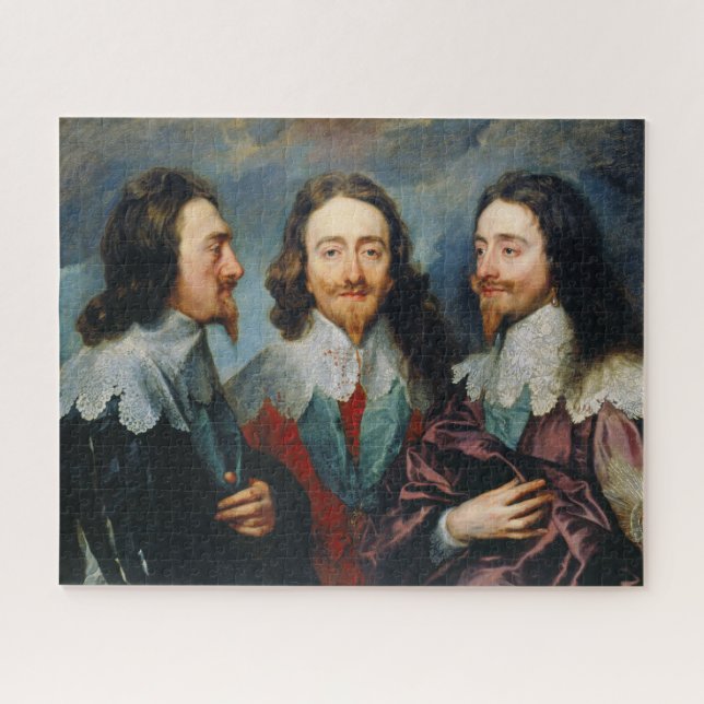 Puzzle Charles I dans trois positions (Horizontal)