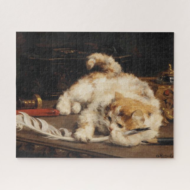 Puzzle Charles van den Eycken, The Little Writer (Horizontal)