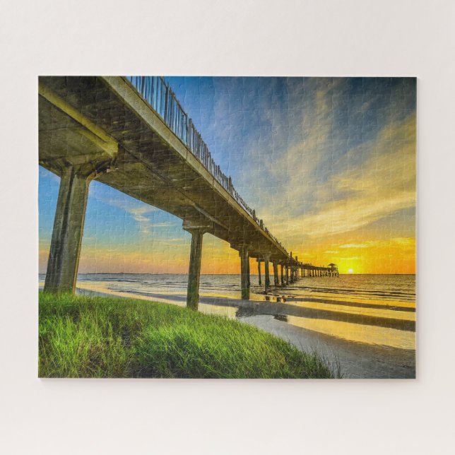 Puzzle Charleston South Carolina Pier Sunset (Horizontal)