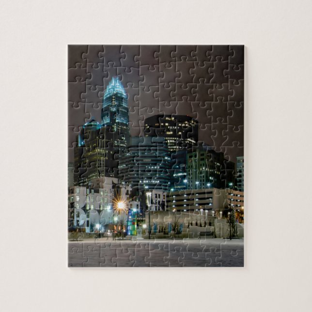 Puzzle Charlotte, horizon de la Caroline du Nord (Vertical)