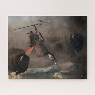 Puzzle Chasse au bison