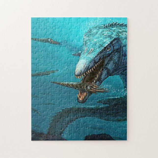Puzzle Chasse au Mosasaurus (Vertical)