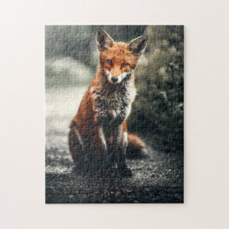 Puzzle Chasse sauvage Renard rouge Animaux Forêt Nature P