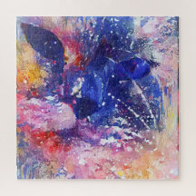 Chat Abstrait cosmique Dreamscape