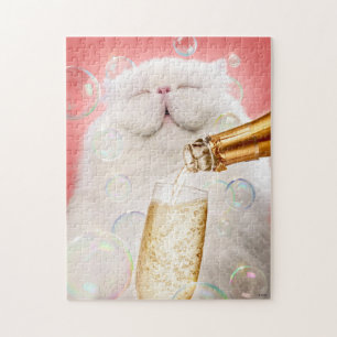 Puzzle Chat au Champagne
