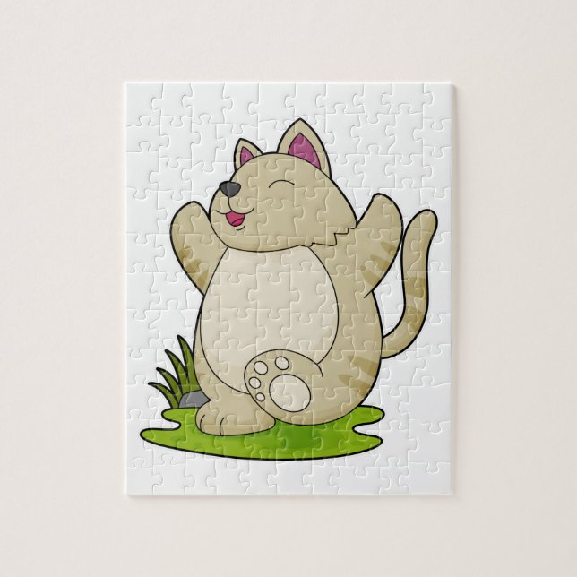Puzzle Chat au Yoga (Vertical)
