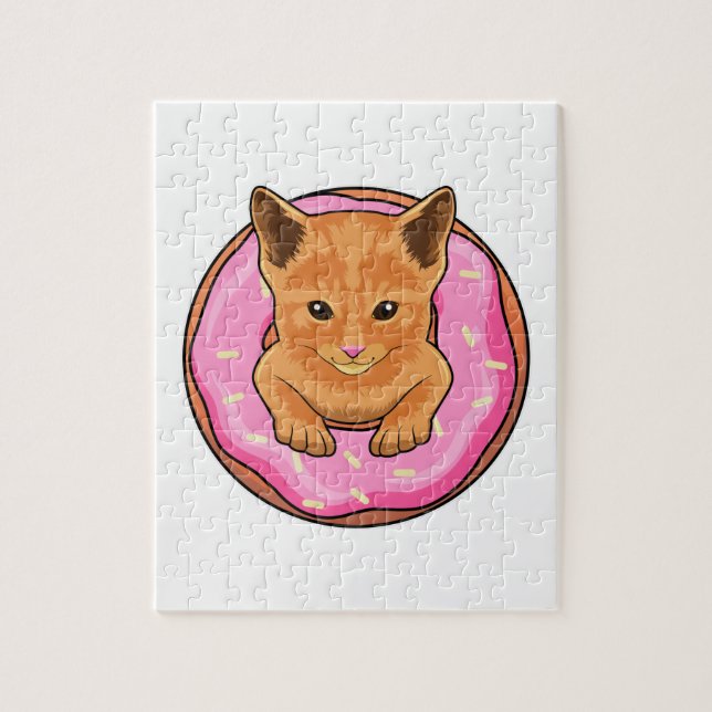 Puzzle Chat avec Donut (Vertical)