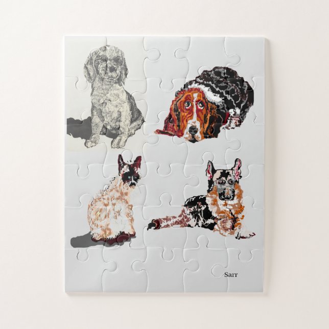 Puzzle Chat & Chiens (Vertical)