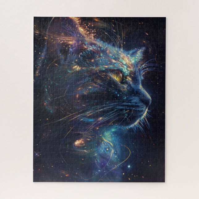 Puzzle Chat cosmique (Vertical)