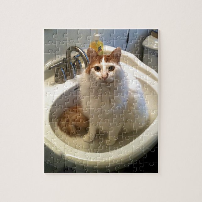 Puzzle Chat dans l'évier (Vertical)