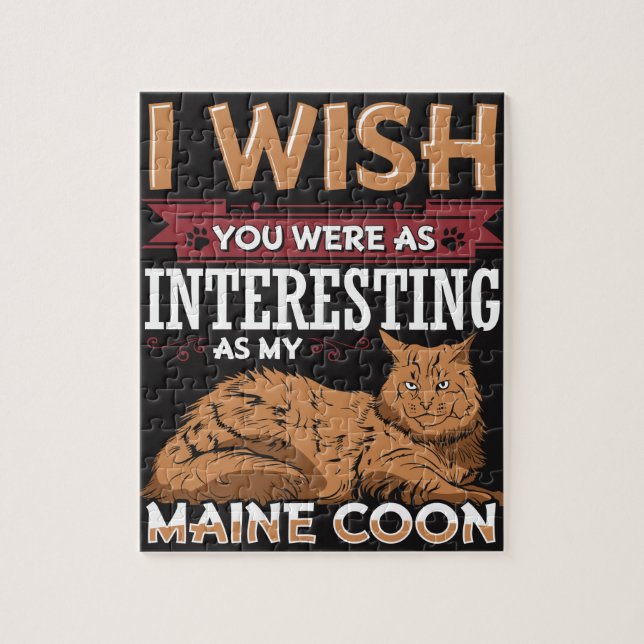 Puzzle Chat de ragondin du Maine (Vertical)