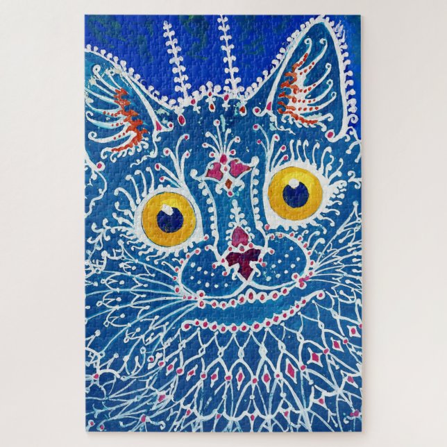Puzzle Chat de style gothique, Louis Wain (Vertical)
