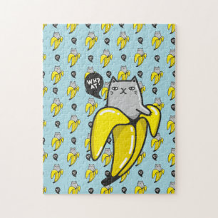 Puzzle Chat en banane