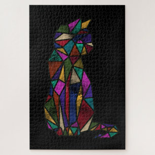Puzzle Chat en verre