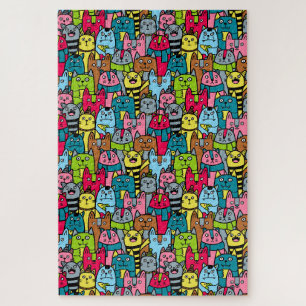 Puzzle Chat et chatons