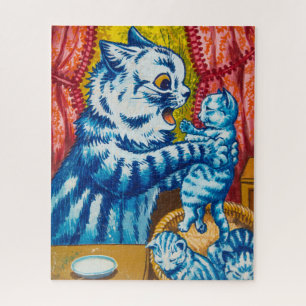 Puzzle Chat et ses chatons par Louis Wain