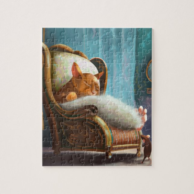Puzzle Chat et souris (Vertical)