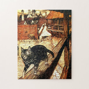 Puzzle Chat et souris par Arthur Rackham