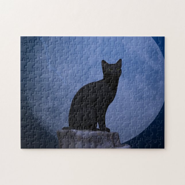 Puzzle Chat Lune (Horizontal)