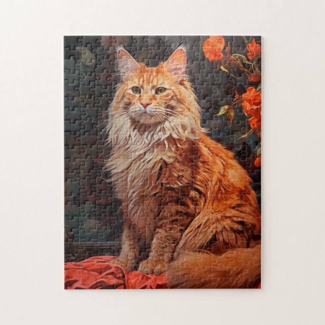 Puzzle chat Maine Coon (Vertical)