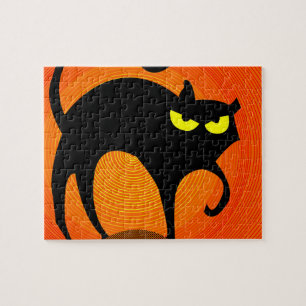 Puzzle Chat noir