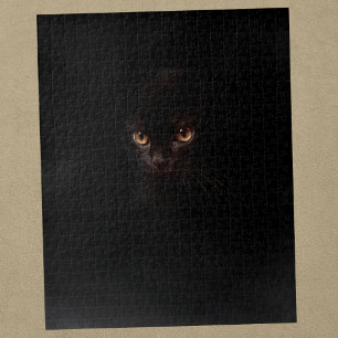 Puzzle Chat noir mystérieux le plus dur