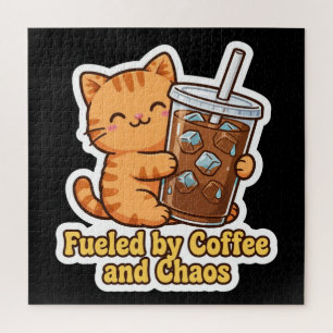 Puzzle Chat Orange Drôle