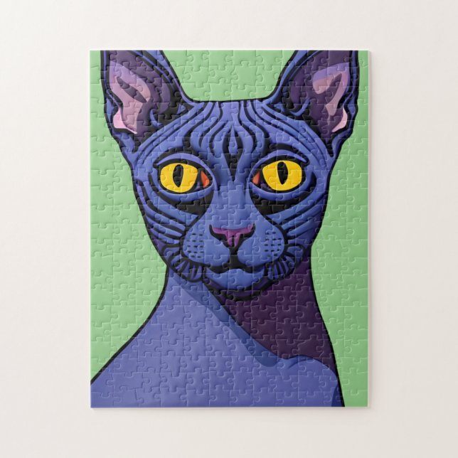 Puzzle Chat Sphynx (Vertical)