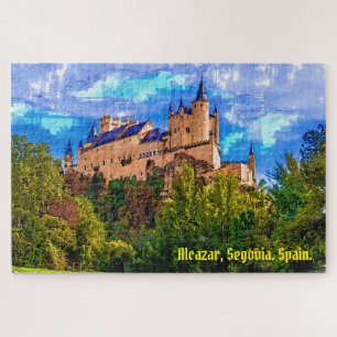 Puzzle Château Alcazar, Ségovie, Espagne.
