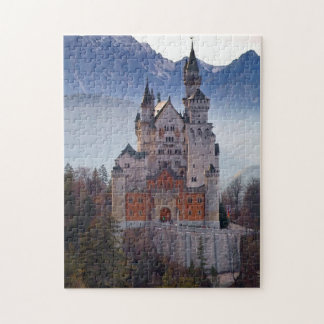Puzzle Château bavarois Neuschwanstein en hiver