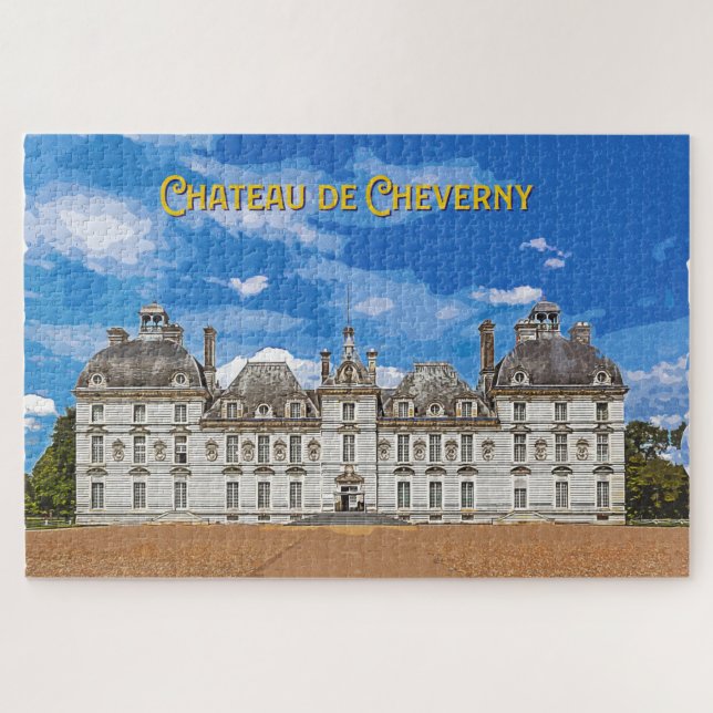 Puzzle Château Cheverny, vallée de la Loire, France. (Horizontal)