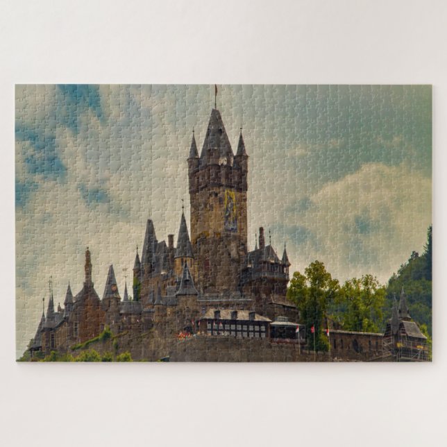 Puzzle Château Cochem Mosel Reichsburg. (Horizontal)