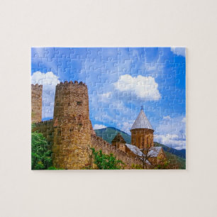 Puzzle Château d'Ananuri Géorgie Aragvi Caucuses Montagne