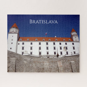 Puzzle château de bratislava bleu