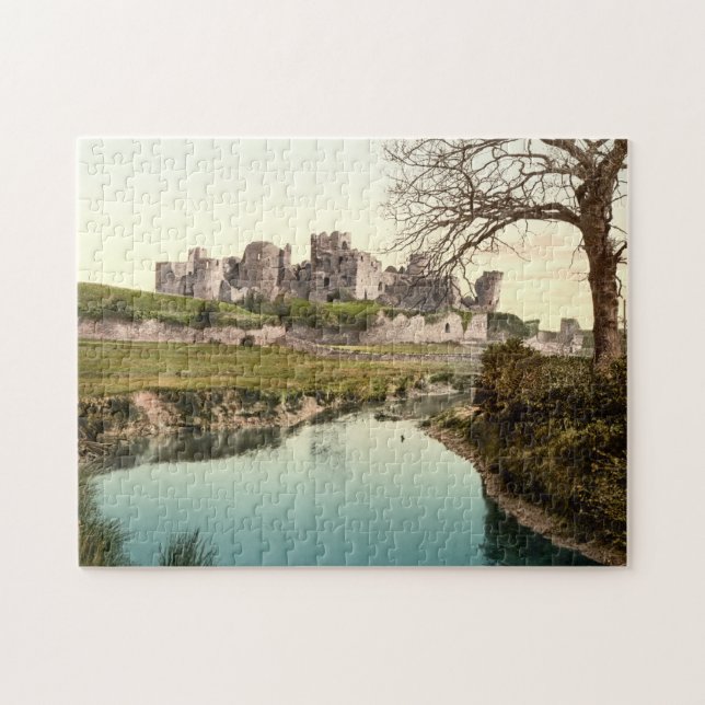 Puzzle Château de Caerphilly, Pays de Galles (Horizontal)
