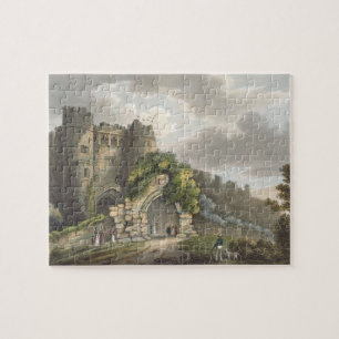 Puzzle Château de Carisbrook, 'de l'île du Wight Illust