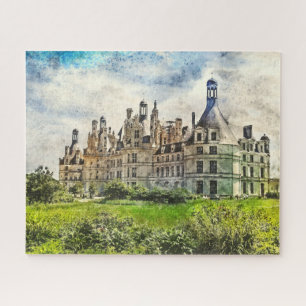Puzzle Chateau de Chambord, France.