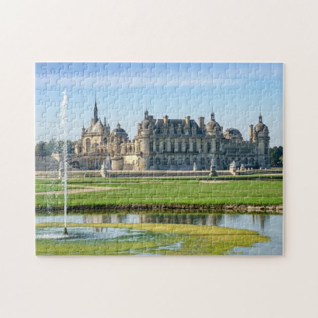 Puzzle Château de Chantilly et Le Notre Garden - France (Horizontal)