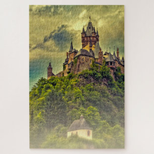 Puzzle Château de Cochem Moselle Reichsburg.