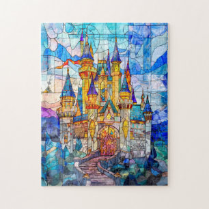 Puzzle Château de conte de fée avec de nombreuses tours