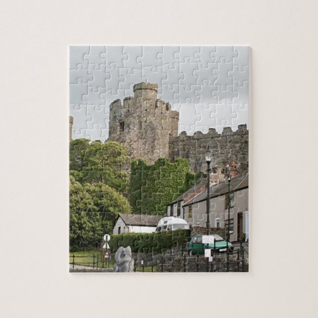Puzzle Château de Conwy, Pays de Galles, Royaume-Uni (Vertical)