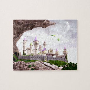 Puzzle Château De Fairytale Et Dragons