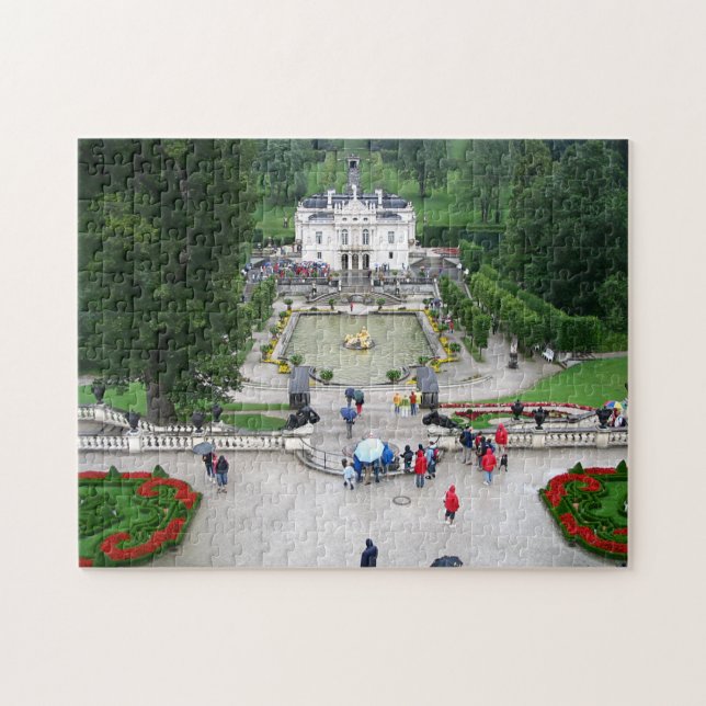 Puzzle Château de Linderhof en Bavière, Allemagne (Horizontal)