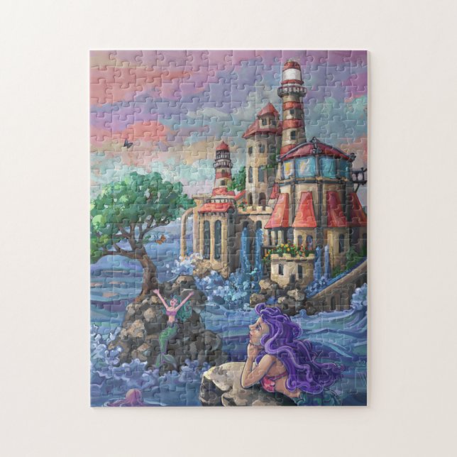 Puzzle Château de Mermaid (Vertical)