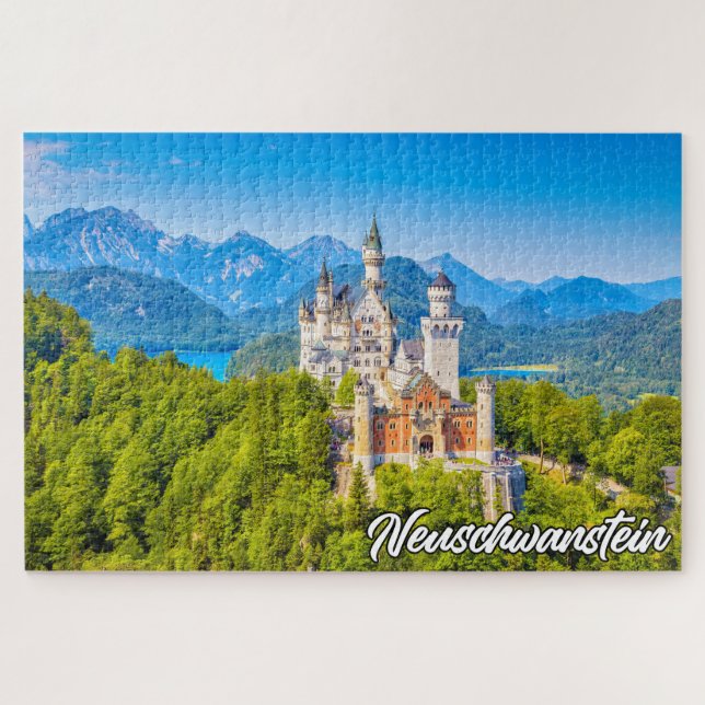 Puzzle Château de Neuschwanstein, Allemagne (Horizontal)
