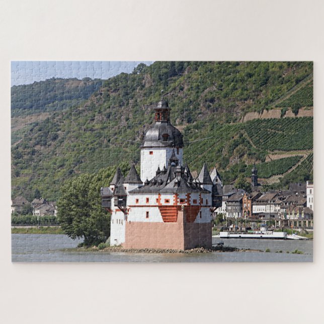 Puzzle Château de Pfalzgrafenstein, Rhin, Allemagne 2 (Horizontal)